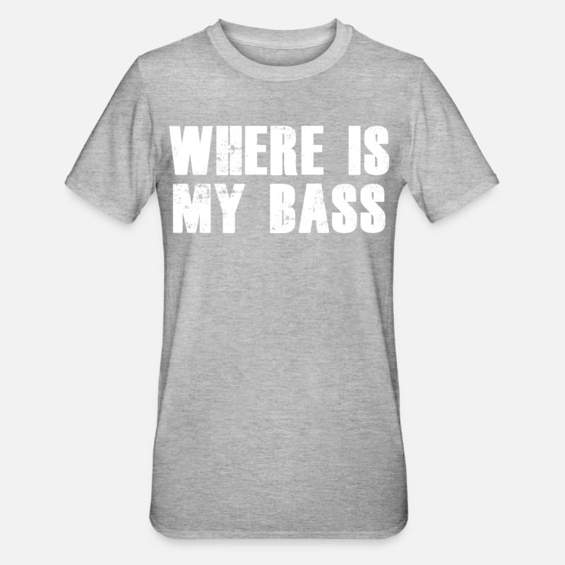 basse - T-shirt polycoton Unisexe - gris chiné