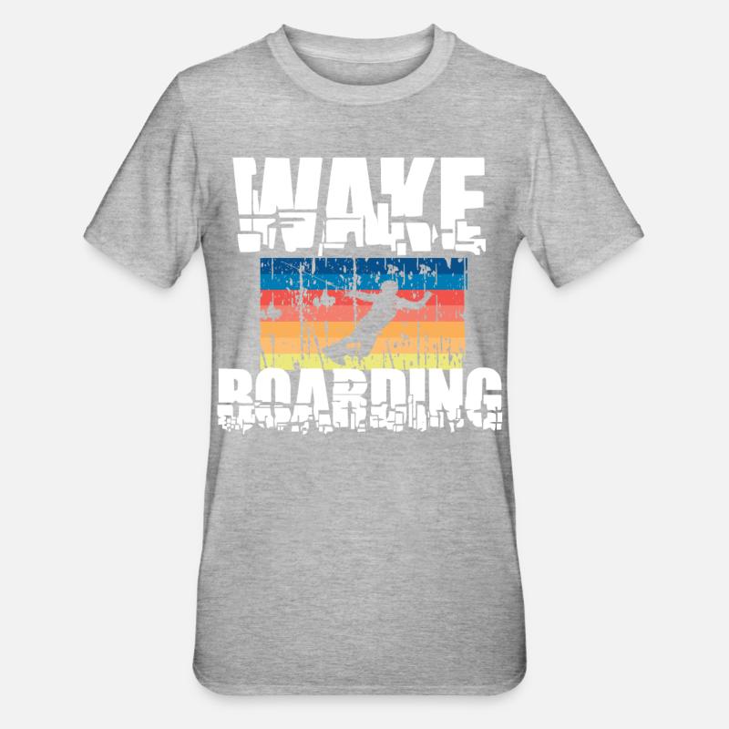 Wakeboard Wakeboard - T-shirt polycoton Unisexe - gris chiné