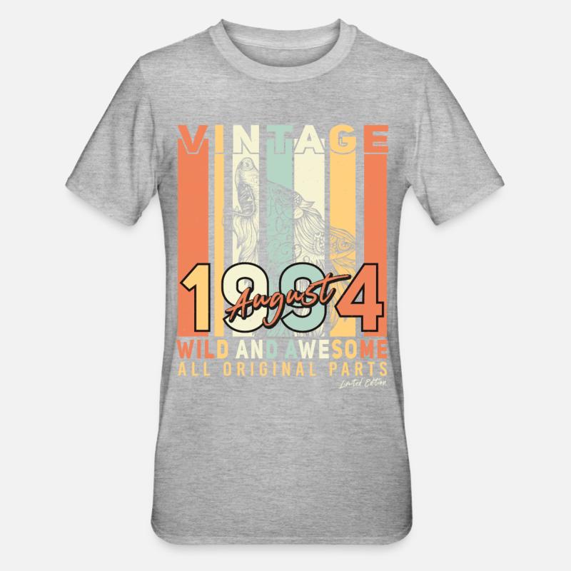 Légendaire août 1994 - T-shirt polycoton Unisexe - gris chiné