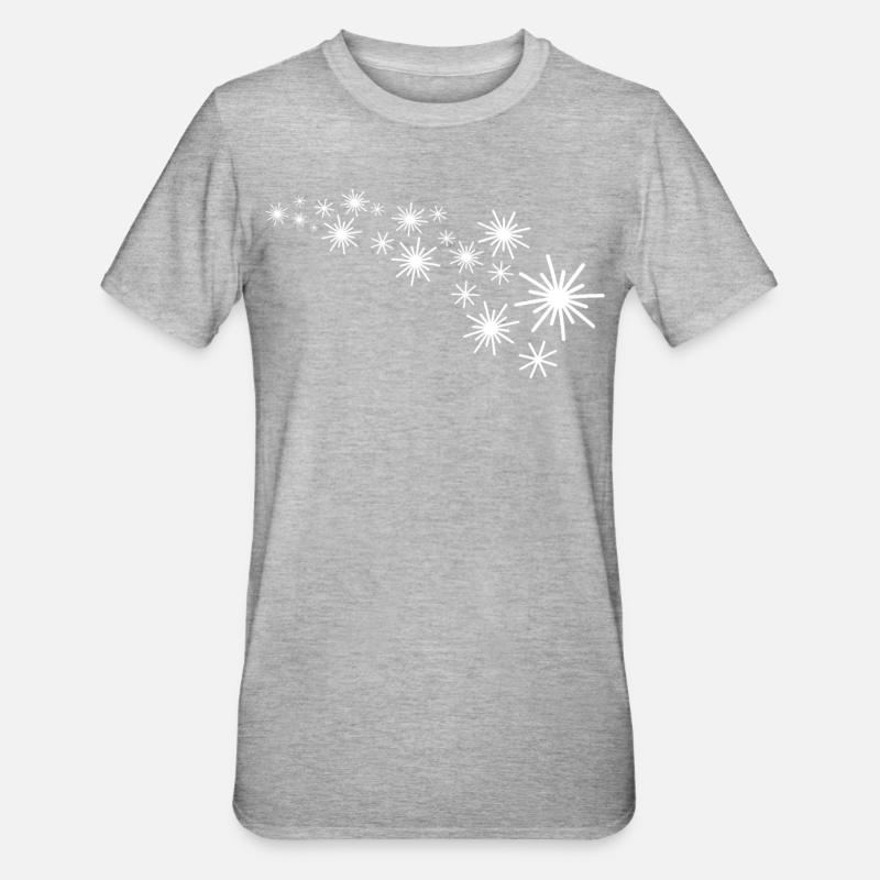 Starfleet Blanc - T-shirt polycoton Unisexe - gris chiné