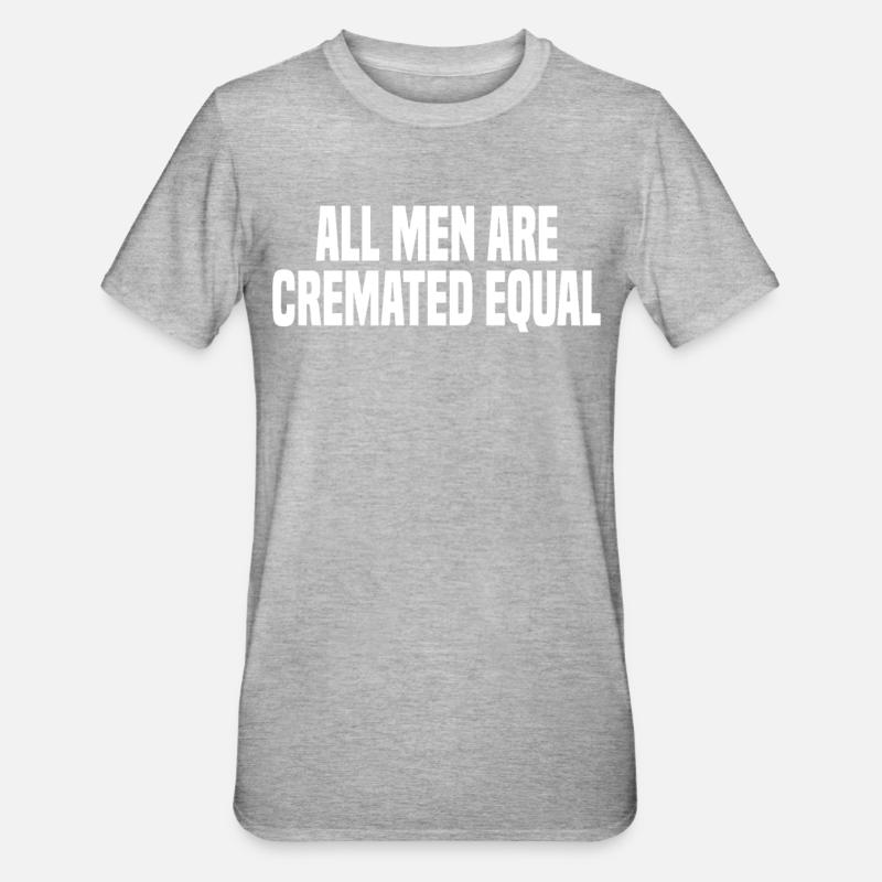 Undertaker Funeral Undertaker - T-shirt polycoton Unisexe - gris chiné