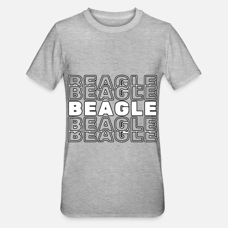 Beagle - T-shirt polycoton Unisexe - gris chiné