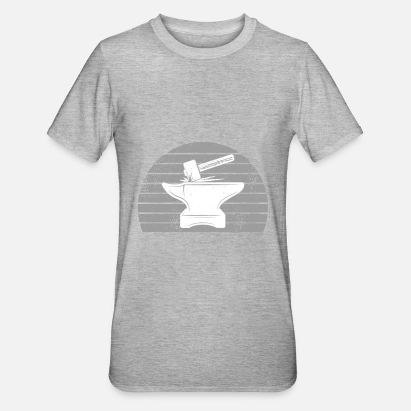 Forgeron - T-shirt polycoton Unisexe - gris chiné