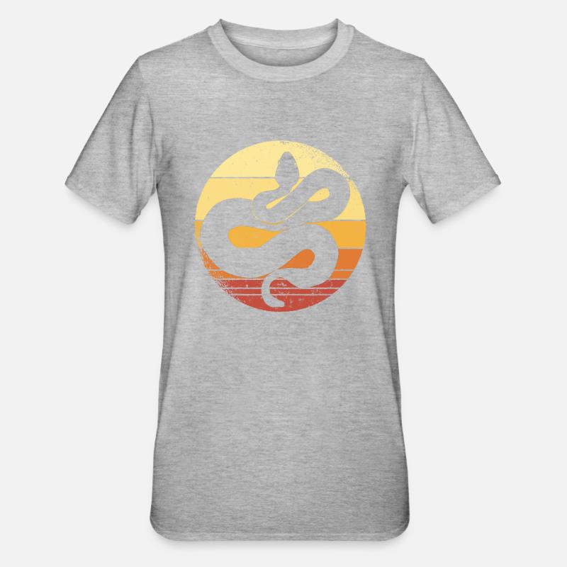 Serpent - T-shirt polycoton Unisexe - gris chiné
