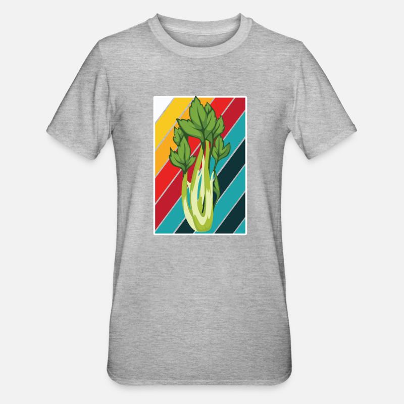 Céleri - T-shirt polycoton Unisexe - gris chiné