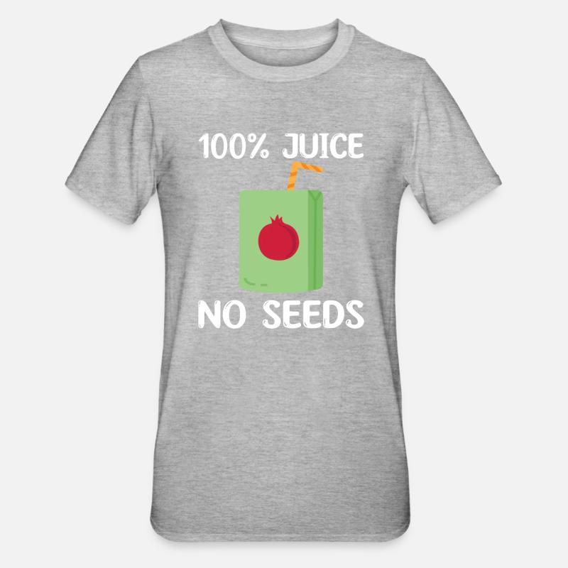 Jus de grenade - T-shirt polycoton Unisexe - gris chiné