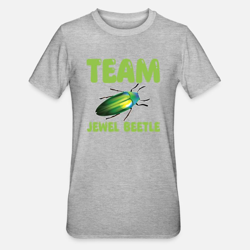 Équipe Magnificent Beetles - T-shirt polycoton Unisexe - gris chiné