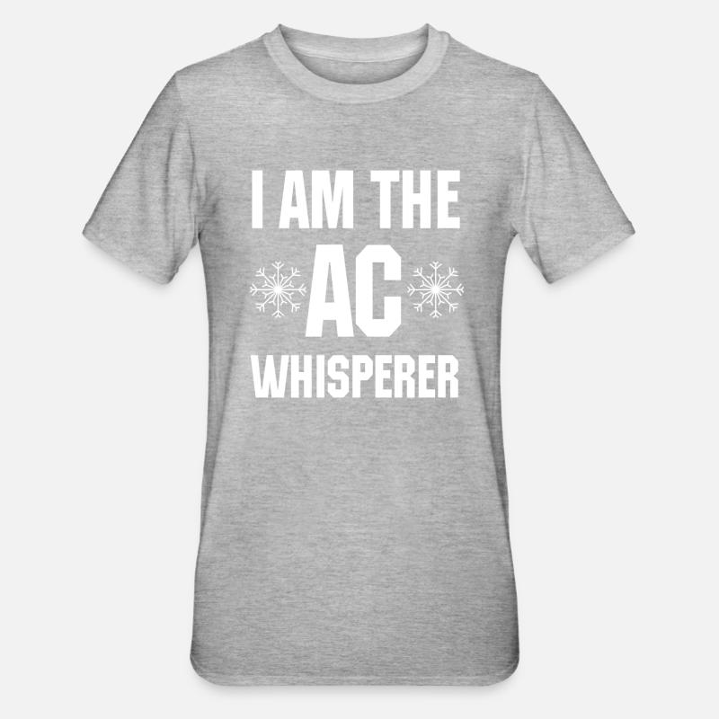 Drôle Hlk-tech-ac-whisperer - T-shirt polycoton Unisexe - gris chiné