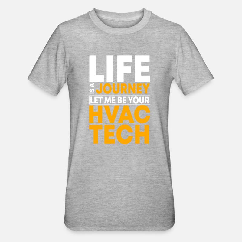 Technicien CVC - T-shirt polycoton Unisexe - gris chiné