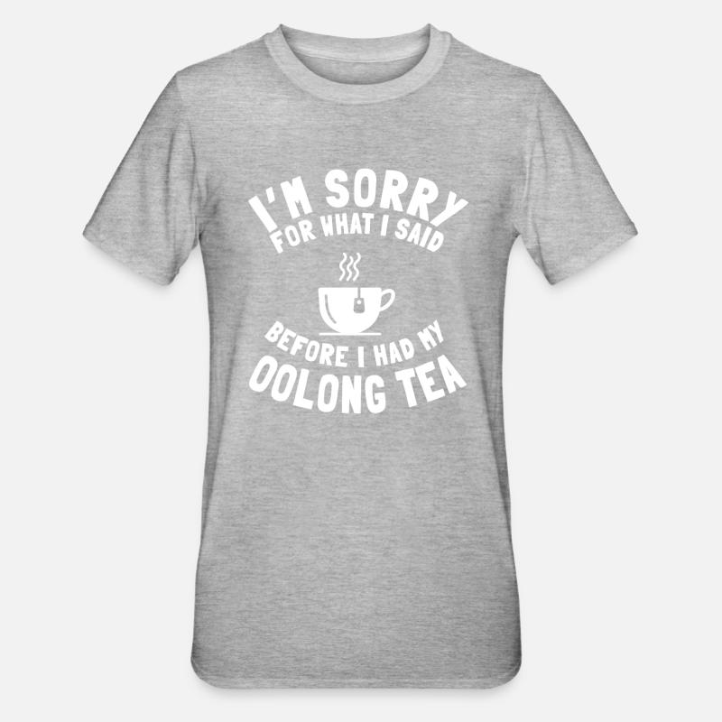 Oolong Tee - Unisex Polycotton T-Shirt - Grau meliert