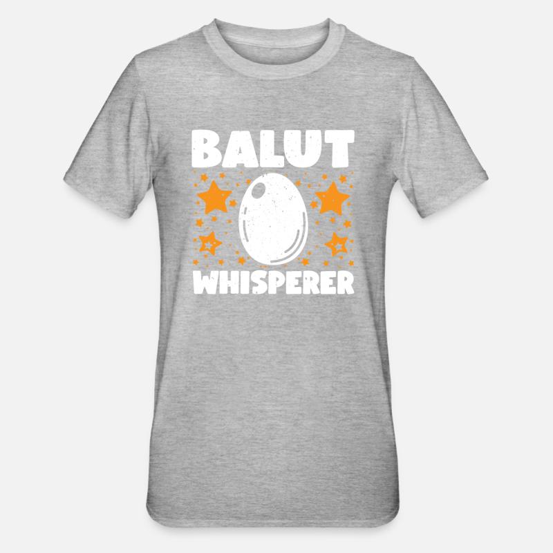 Chuchoteur Balut - T-shirt polycoton Unisexe - gris chiné