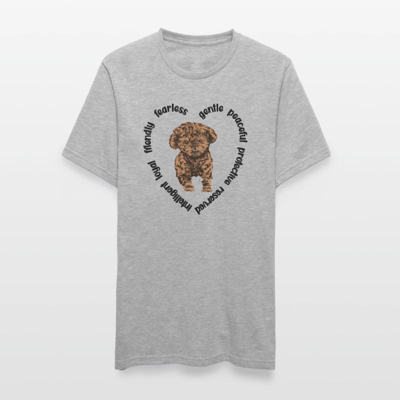 Cavapoo amoureux de chiens Cavoodle Mama Cavapoo T-shirt polycoton Unisexe