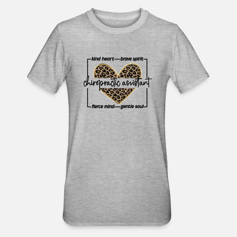 Chiropractic Assistant Chiropractic Assistant - Unisex Polycotton T-Shirt - heather grey