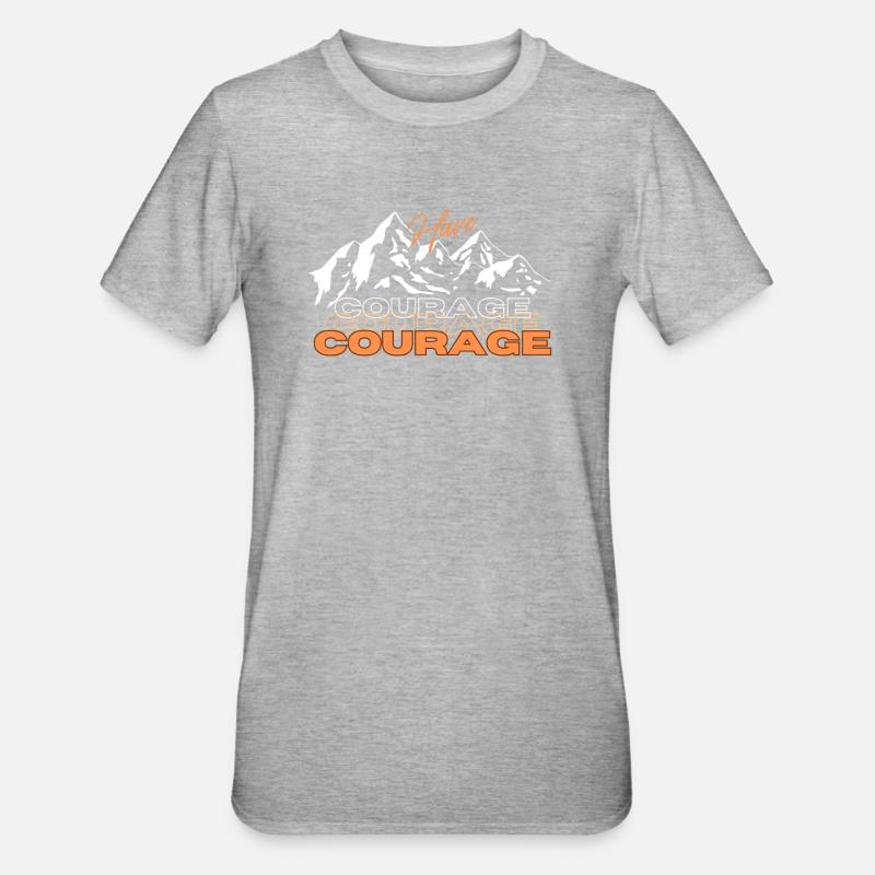 Courage Coraje H - T-shirt polycoton Unisexe - gris chiné