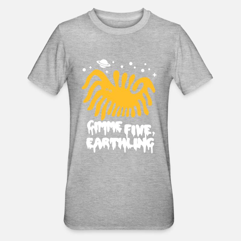 Gimme Five - Unisex Polycotton T-Shirt - heather grey