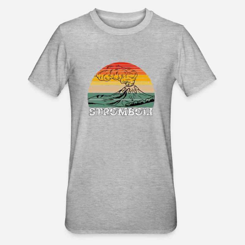 Stromboli - T-shirt polycoton Unisexe - gris chiné