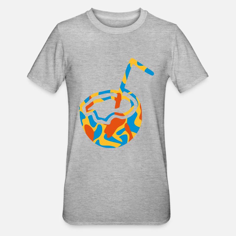 COCO / COCO - CAMO / CAMO - T-shirt polycoton Unisexe - gris chiné