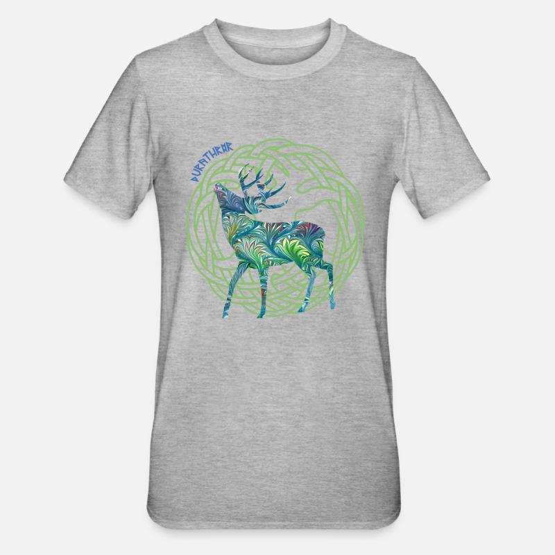 hirsch durathror e 115 - T-shirt polycoton Unisexe - gris chiné