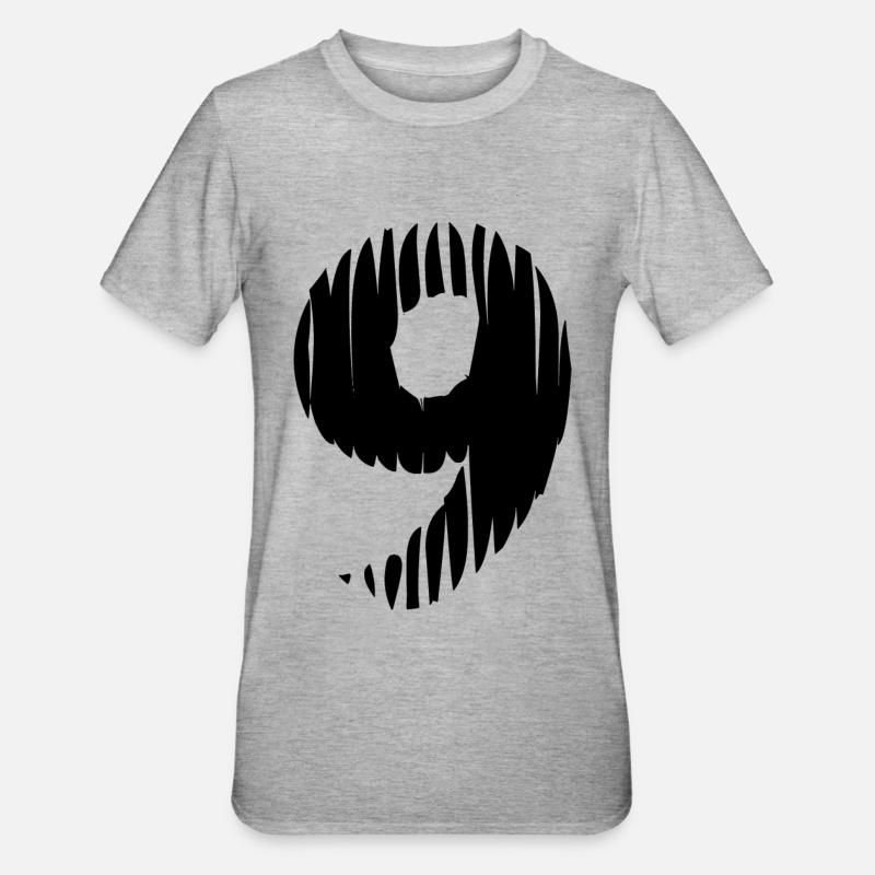 Maillot à 9 chiffres - T-shirt polycoton Unisexe - gris chiné