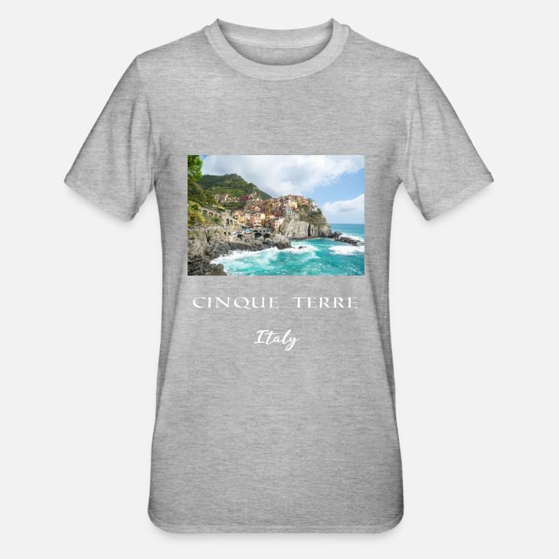 CT 1 exp blanc - T-shirt polycoton Unisexe - gris chiné