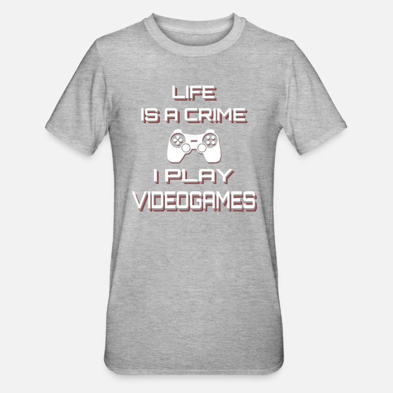Gamer Spruch Controller Freak Videogame - Unisex Polycotton T-Shirt - undefined