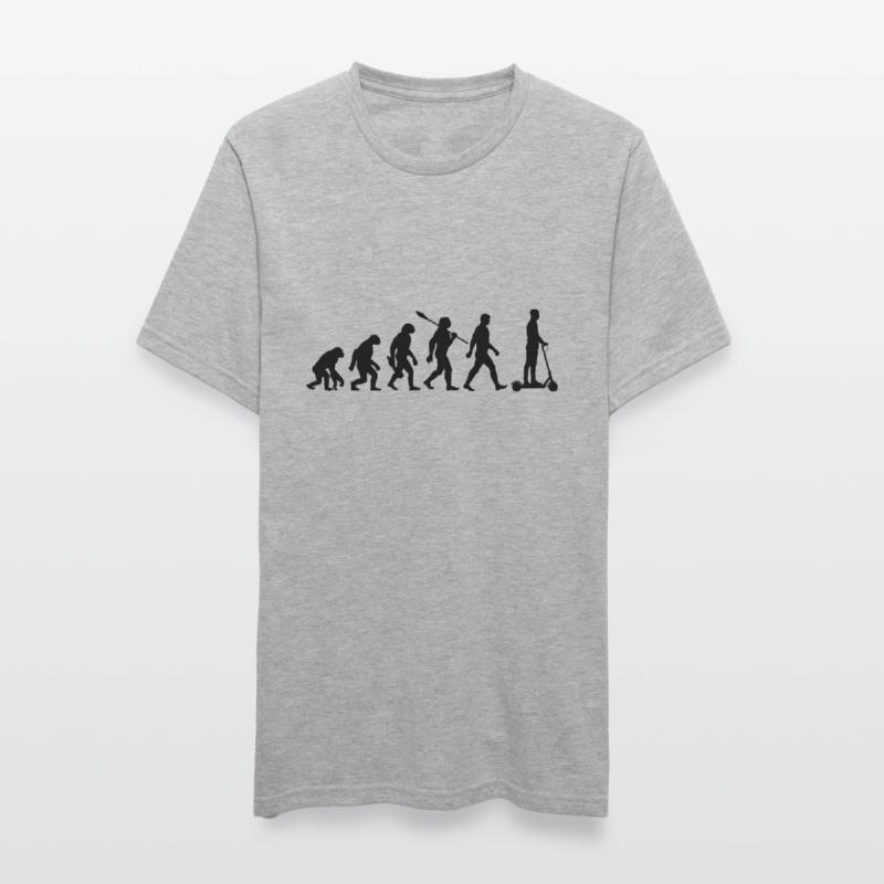 Evolution E-Scooter, Scooter électrique avec batterie T-shirt polycoton Unisexe