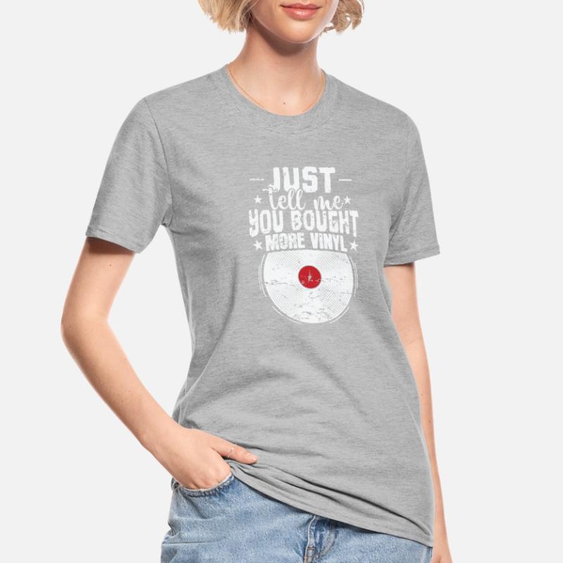 Dites-moi simplement que vous avez acheté plus de disques vinyles T-shirt polycoton Unisexe