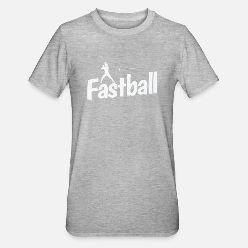 Baseball à balle rapide - T-shirt polycoton Unisexe - gris chiné