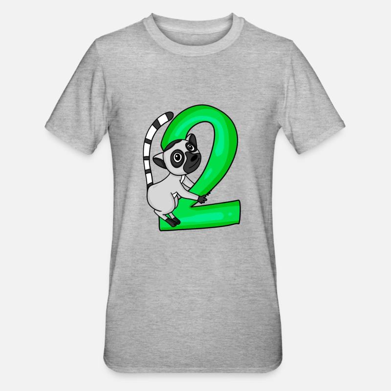 2 ans - T-shirt polycoton Unisexe - gris chiné