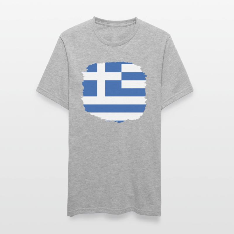 Drapeau de la Grèce Hellas Athènes Drapeau de la Grèce T-shirt polycoton Unisexe