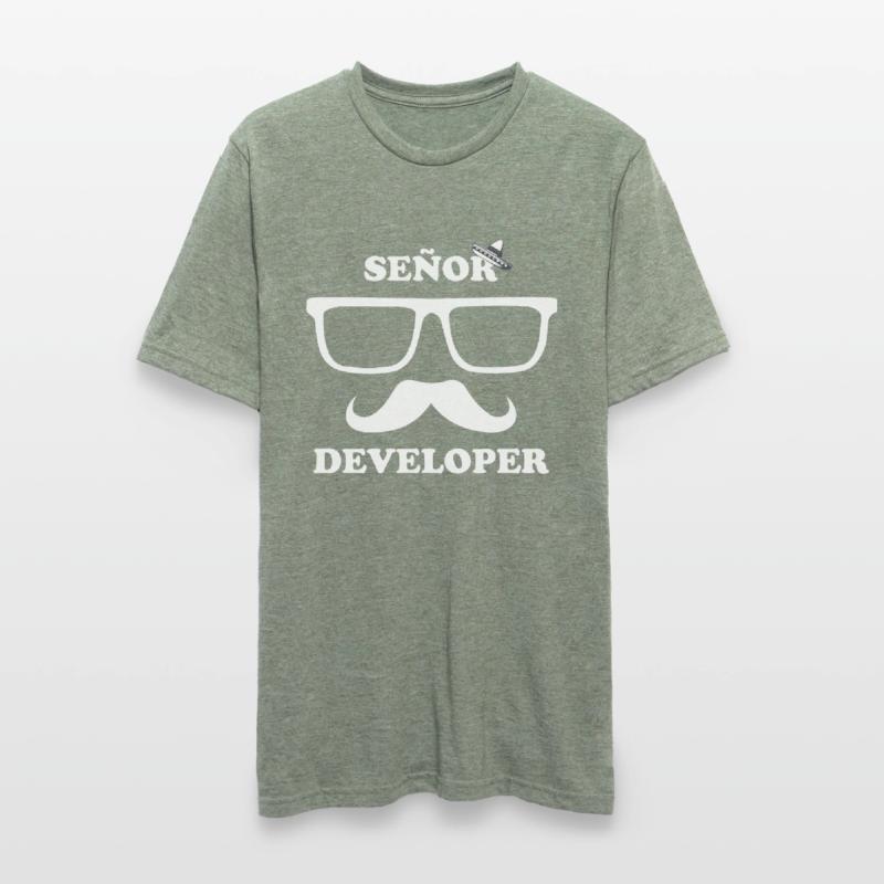 Senor / Senior Developer | Sombrero Developer Unisex Polycotton T-Shirt
