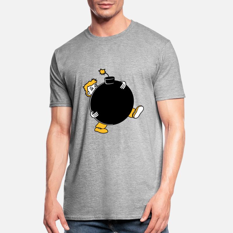 bomb explosion explode tnt dynamite dangerous Unisex Polycotton T-Shirt