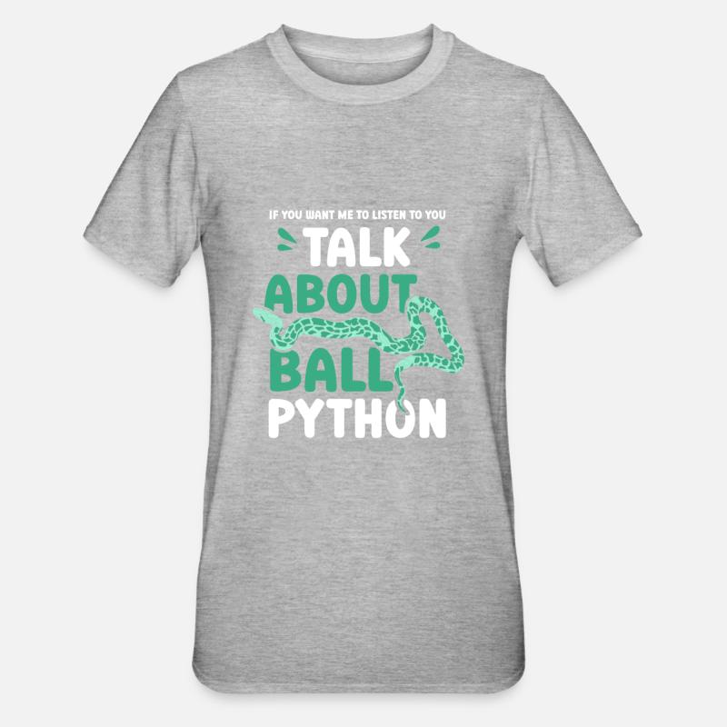 talk about ball python - Unisex Polycotton T-Shirt - undefined