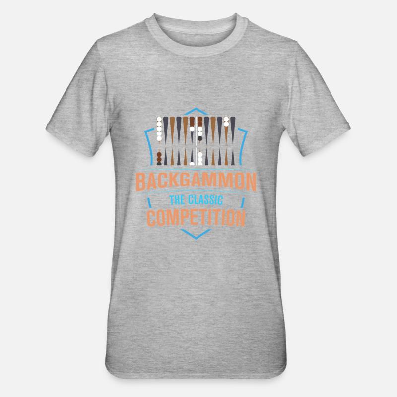 Backgammon Spiel - Unisex Polycotton T-Shirt - undefined