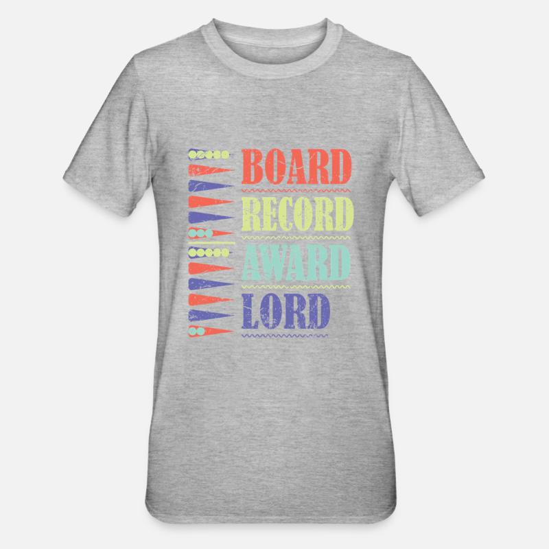 Backgammon Spiel - Unisex Polycotton T-Shirt - undefined