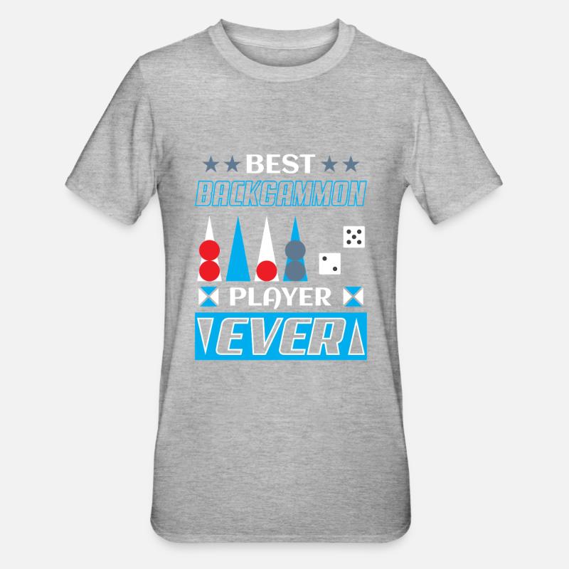 Backgammon Spiel - Unisex Polycotton T-Shirt - undefined