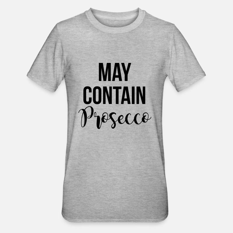 Prosecco - T-shirt polycoton Unisexe - gris chiné
