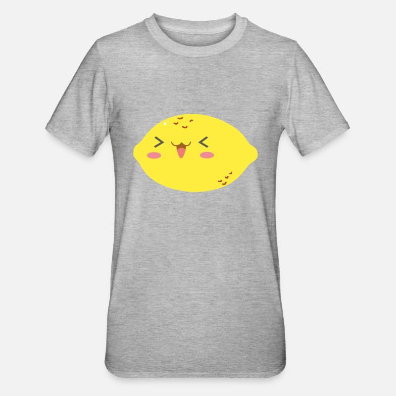 citron - T-shirt polycoton Unisexe - gris chiné