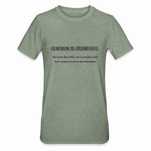Grundregeln des Referendariats - Unisex Polycotton T-Shirt