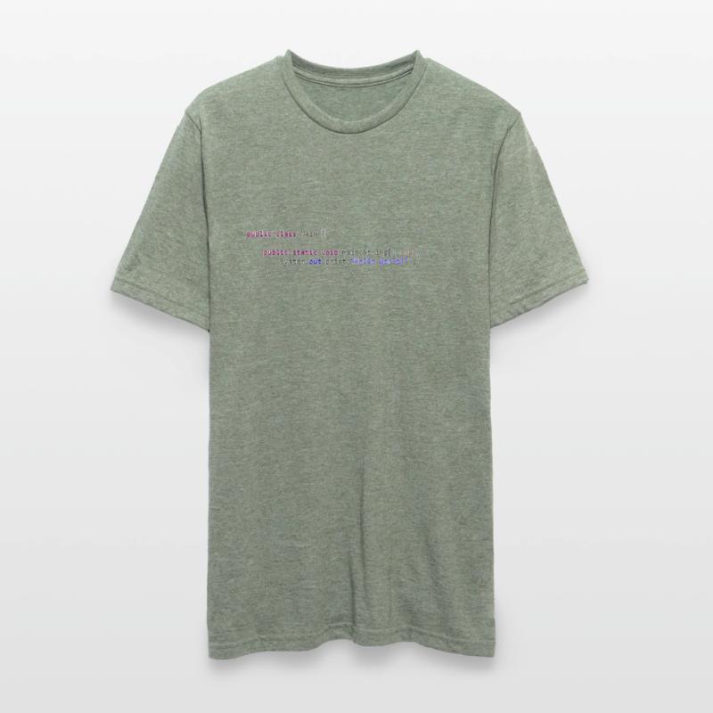 Java Hello World! Geschenkidee Unisex Polycotton T-Shirt