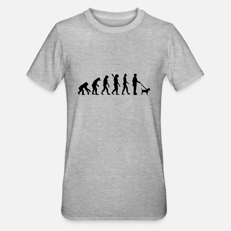 Jack Russel - T-shirt polycoton Unisexe - gris chiné