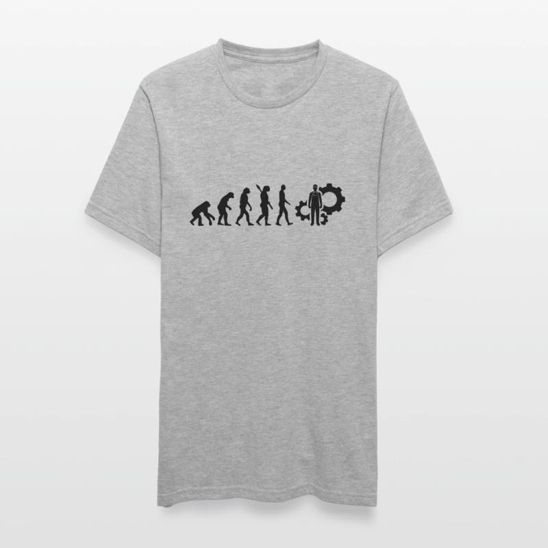 Evolution Techniker Technik b Unisex Polycotton T-Shirt