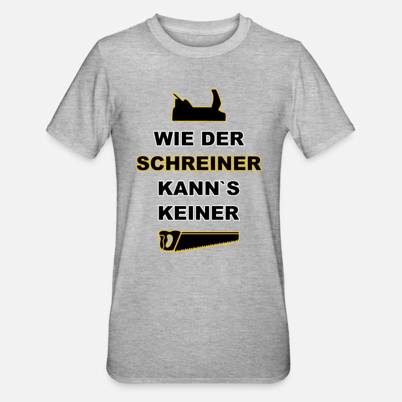 Schreiner - Unisex Polycotton T-Shirt - Grau meliert