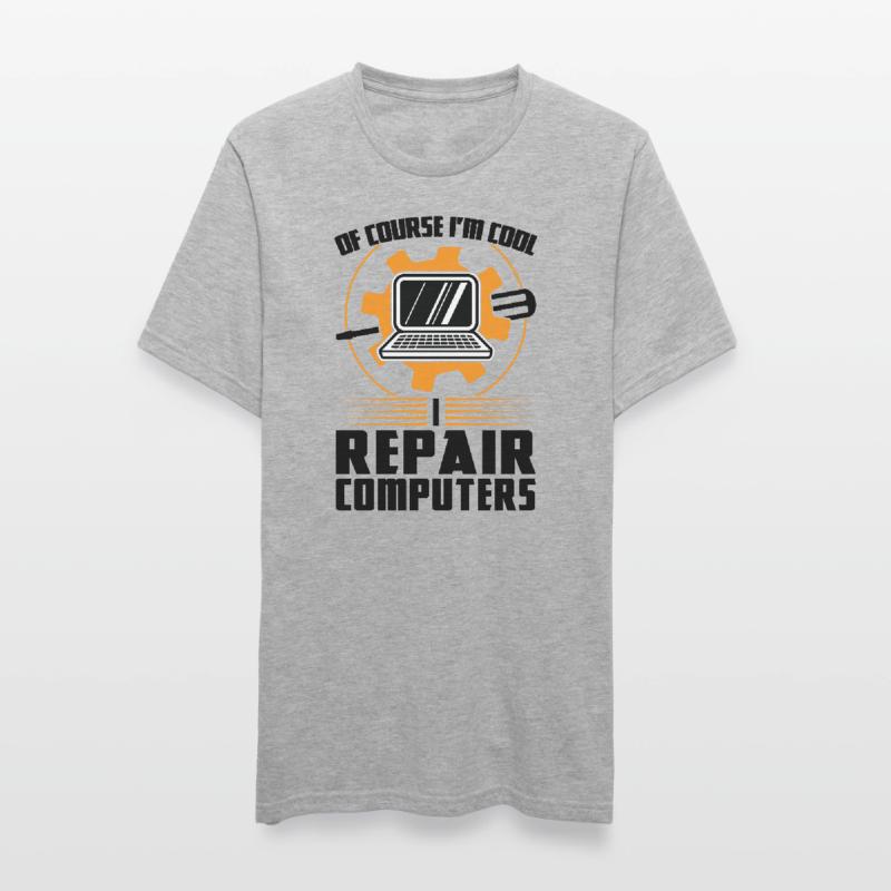 Technischer Support Computertechniker Technischer Unisex Polycotton T-Shirt