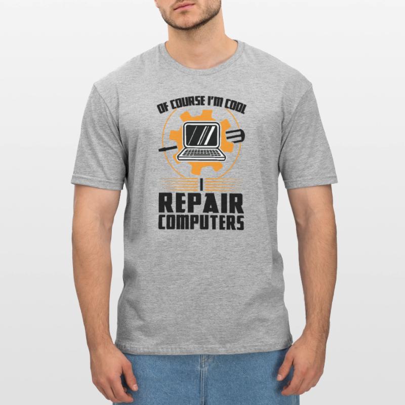 Technischer Support Computertechniker Technischer Unisex Polycotton T-Shirt