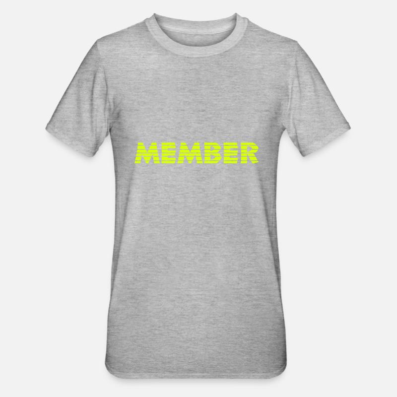 member - T-shirt polycoton Unisexe - gris chiné