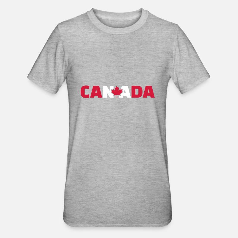 Canada - Unisex Polycotton T-Shirt - heather grey