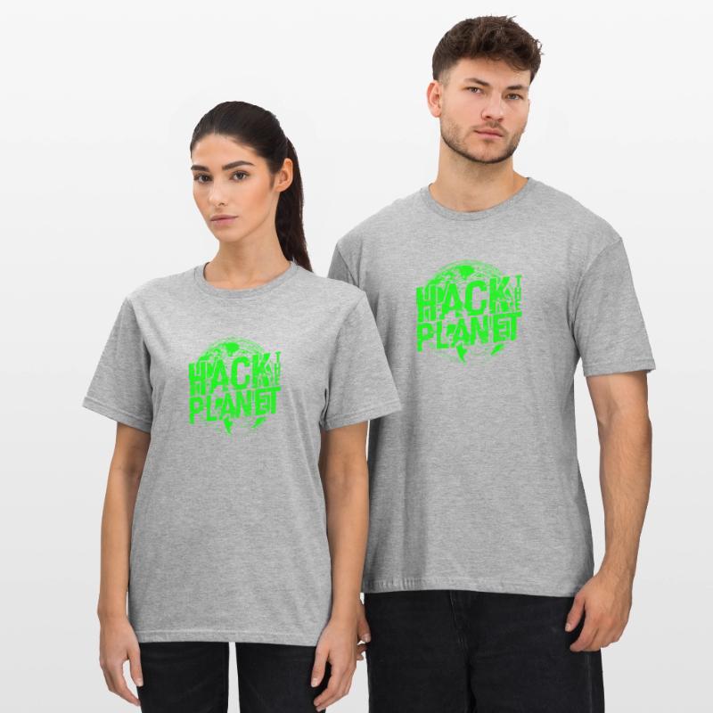Hack the Planet Software Developer - Anonymous Unisex Polycotton T-Shirt