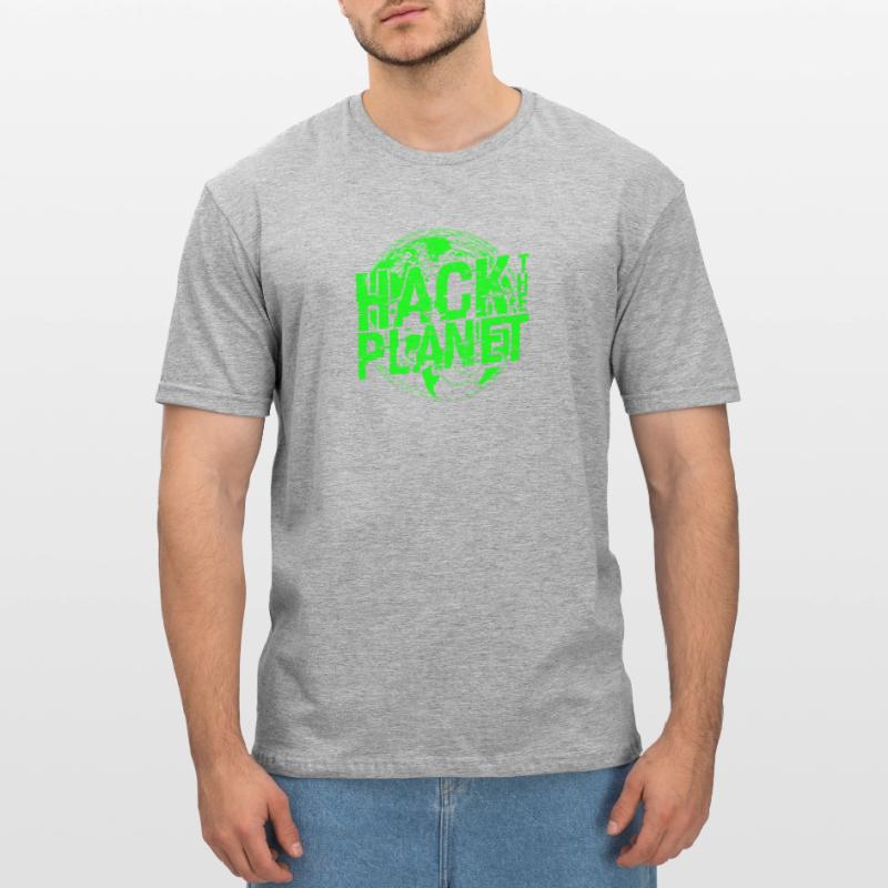 Hack the Planet Software Developer - Anonymous Unisex Polycotton T-Shirt