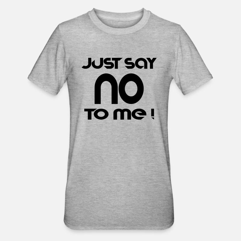 Saying text slogan cool - Unisex Polycotton T-Shirt - heather grey